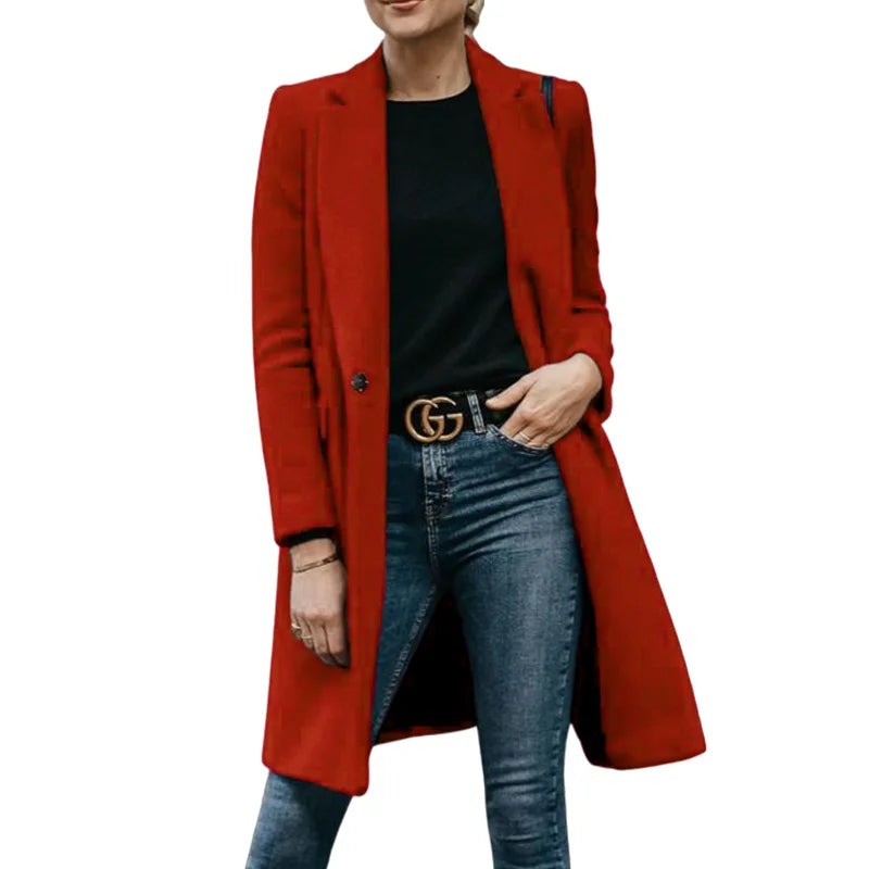 Margaret | Wool Blend Trench Coat