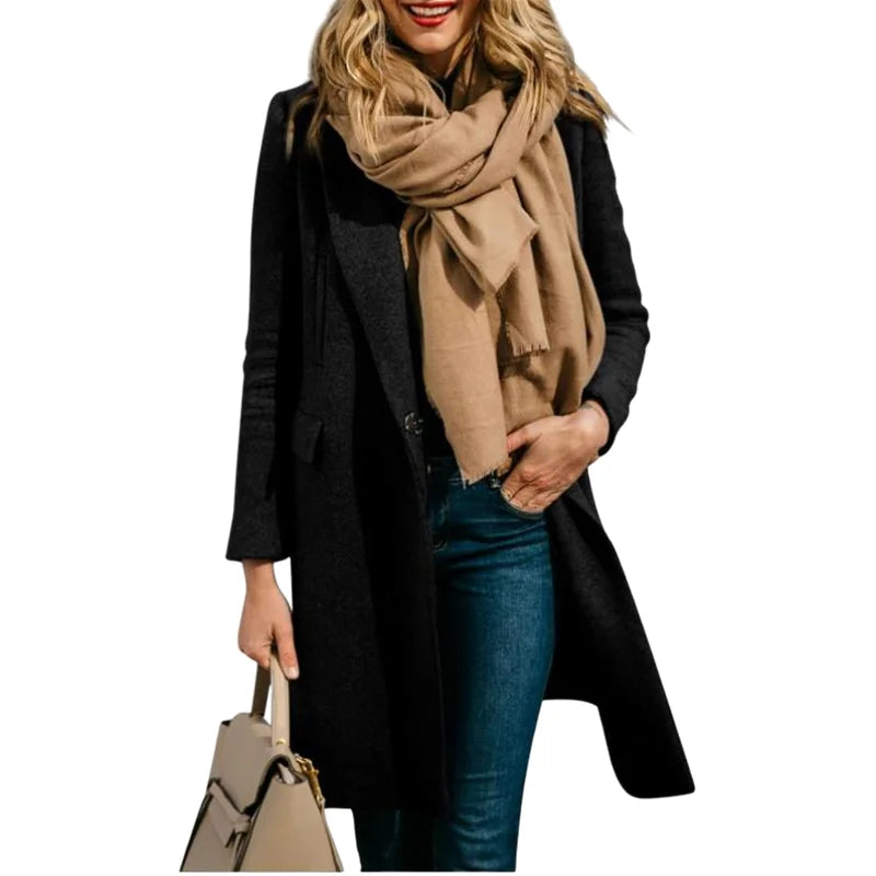 Margaret | Wool Blend Trench Coat