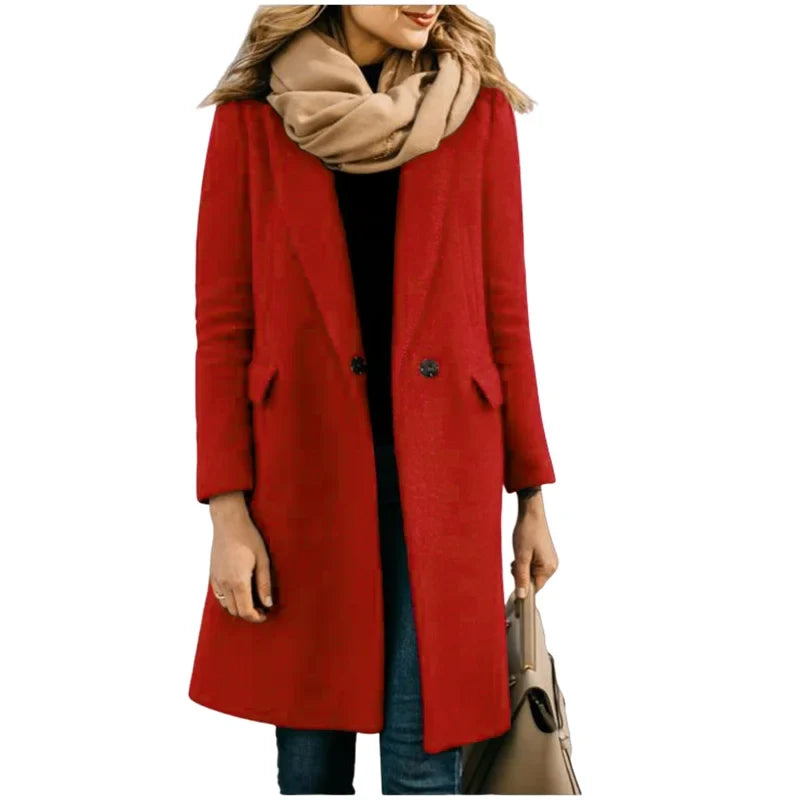 Margaret | Wool Blend Trench Coat