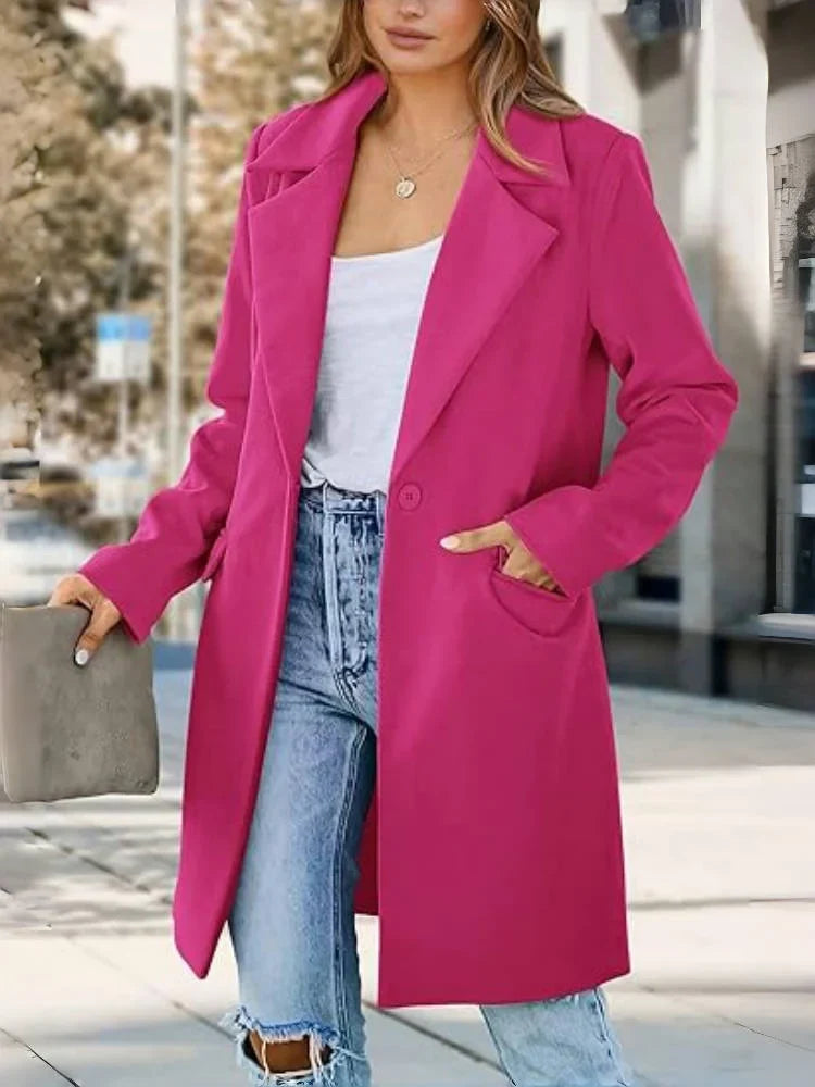 Margaret | Classic Lapel Trench Coat