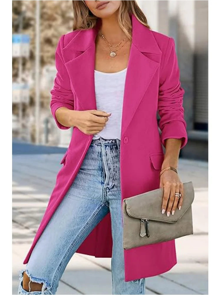 Margaret | Classic Lapel Trench Coat