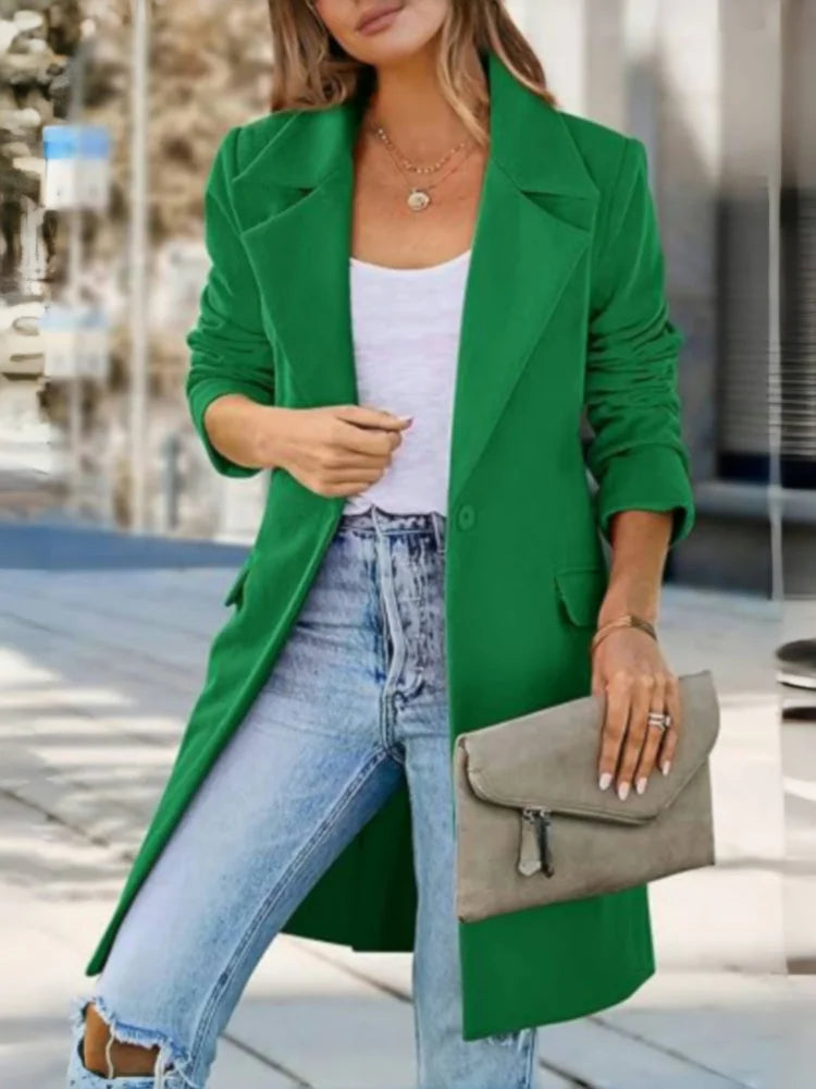 Margaret | Classic Lapel Trench Coat