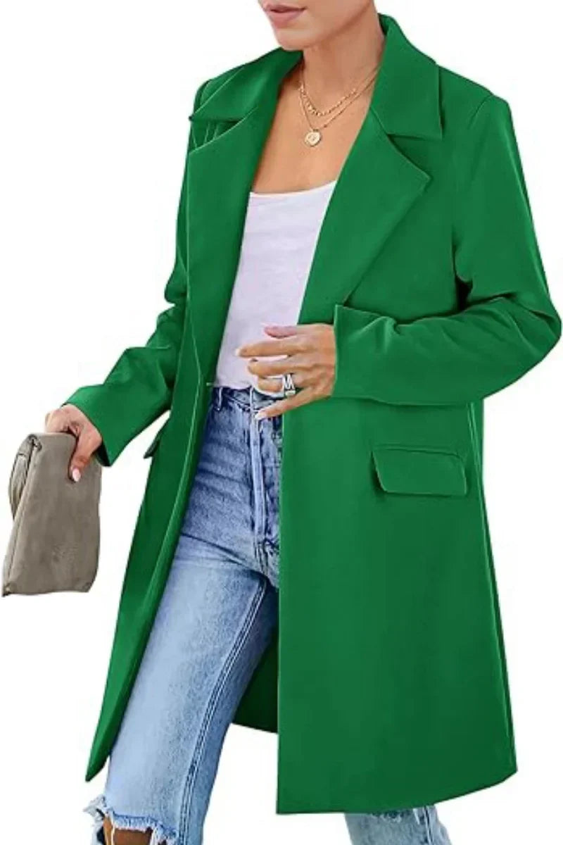 Margaret | Classic Lapel Trench Coat