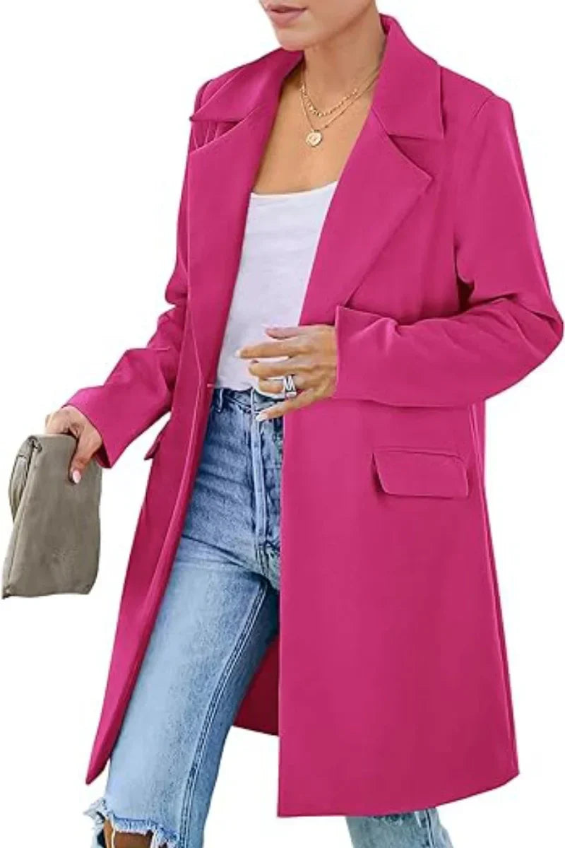 Margaret | Classic Lapel Trench Coat