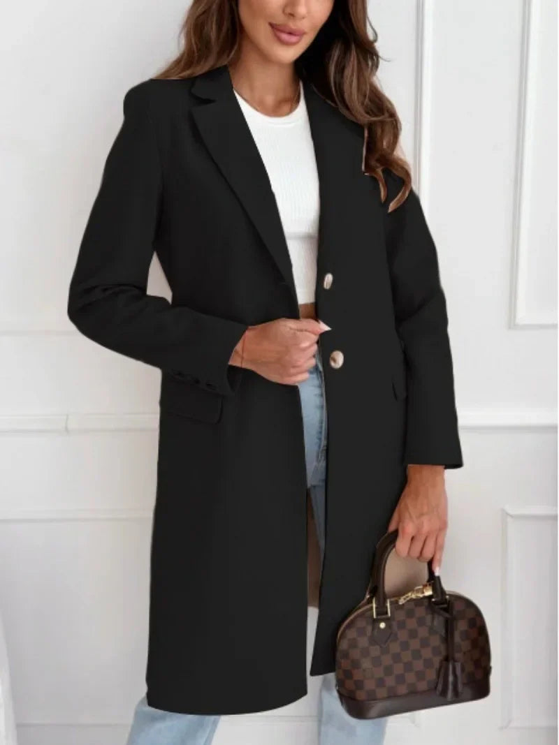 Margaret | Tweed Button Coat