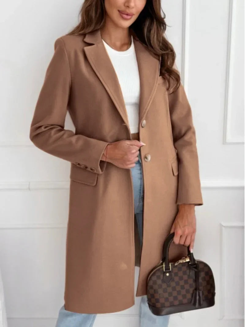 Margaret | Tweed Button Coat