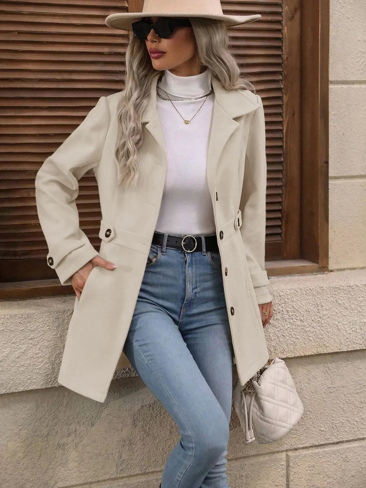 Eleanor | Slim Fit Wool Coat