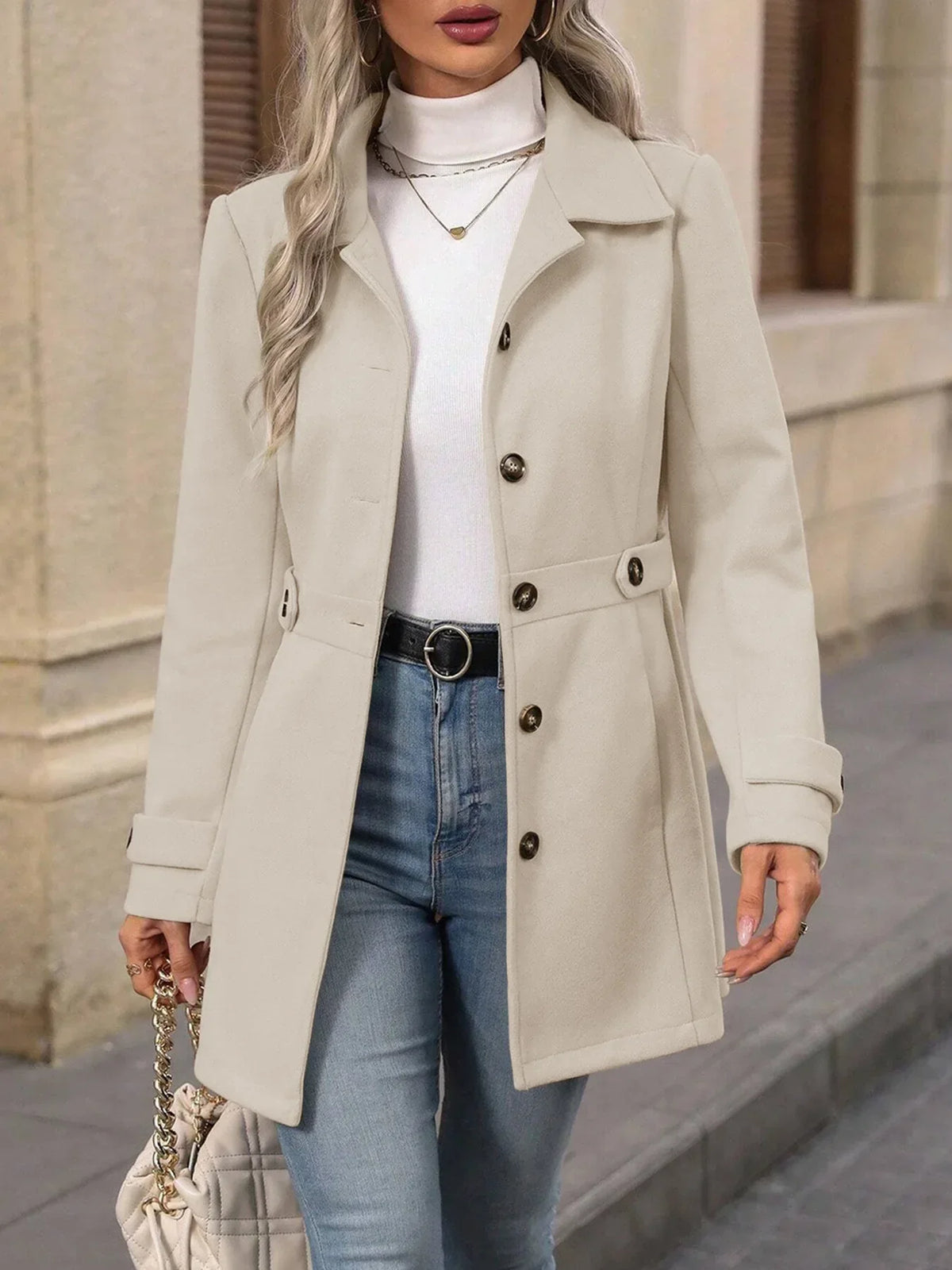Eleanor | Slim Fit Wool Coat