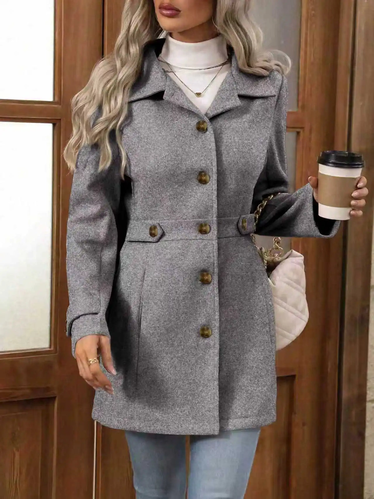 Eleanor | Slim Fit Wool Coat