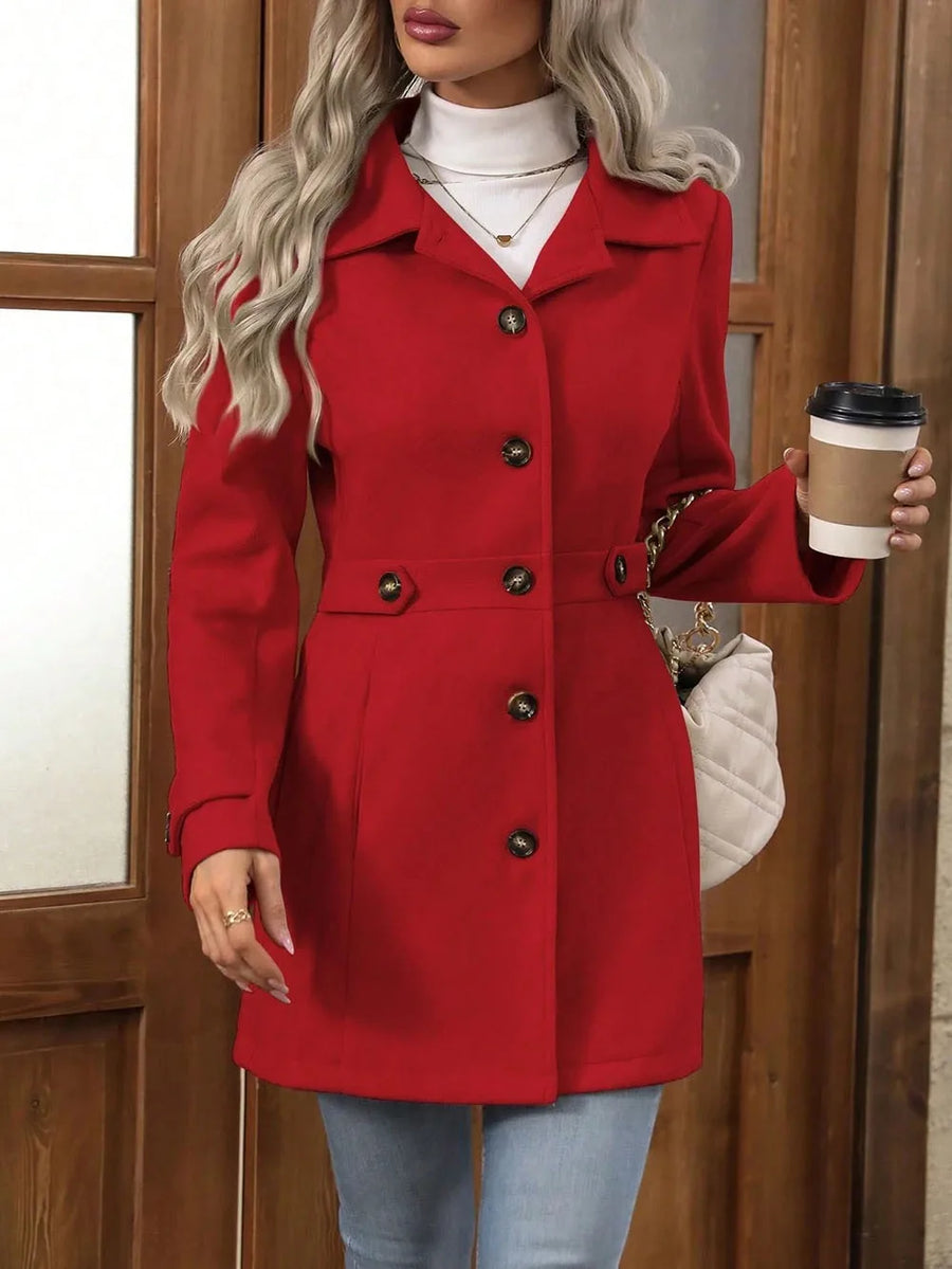 Eleanor | Slim Fit Wool Coat