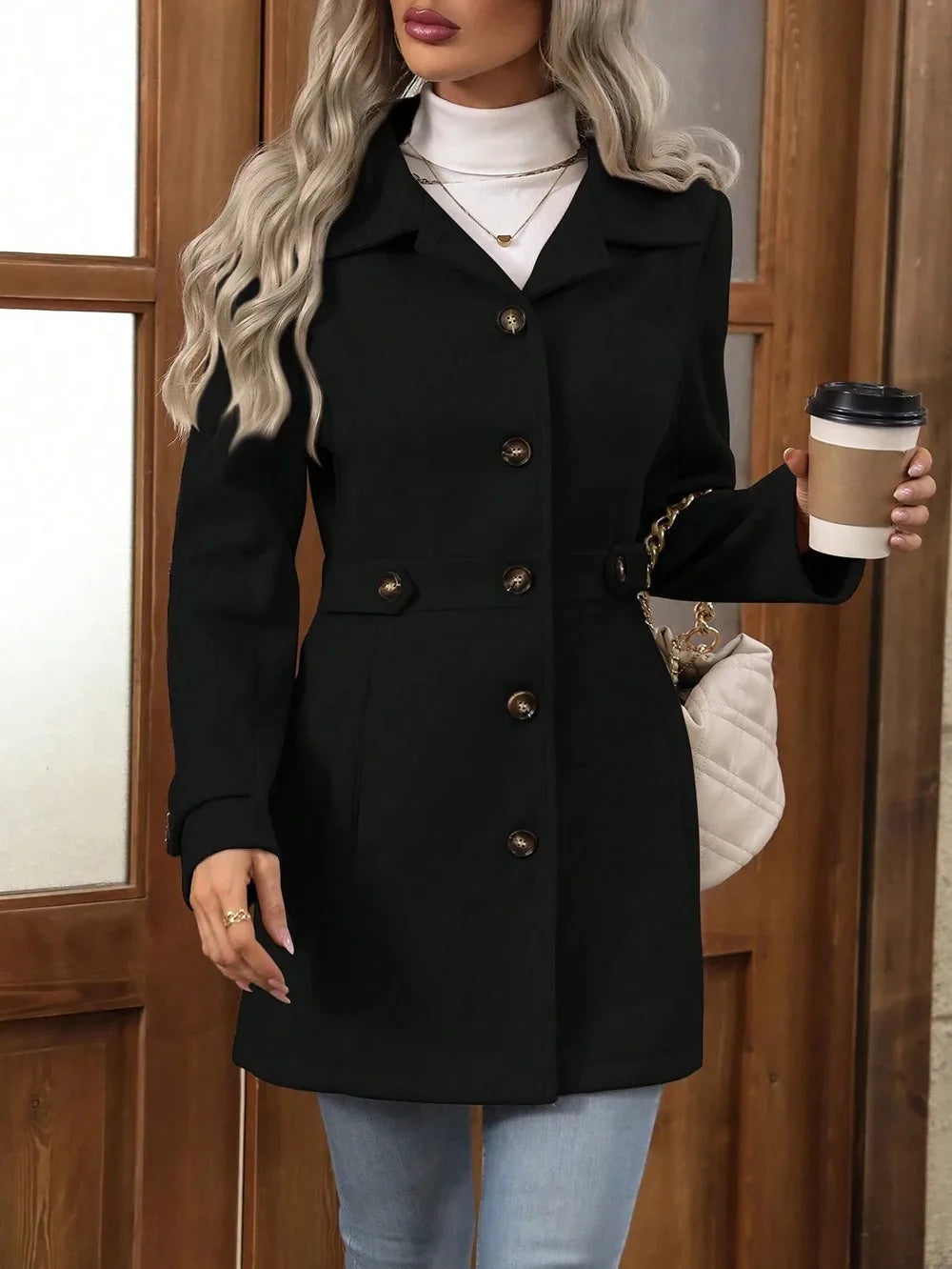 Eleanor | Slim Fit Wool Coat