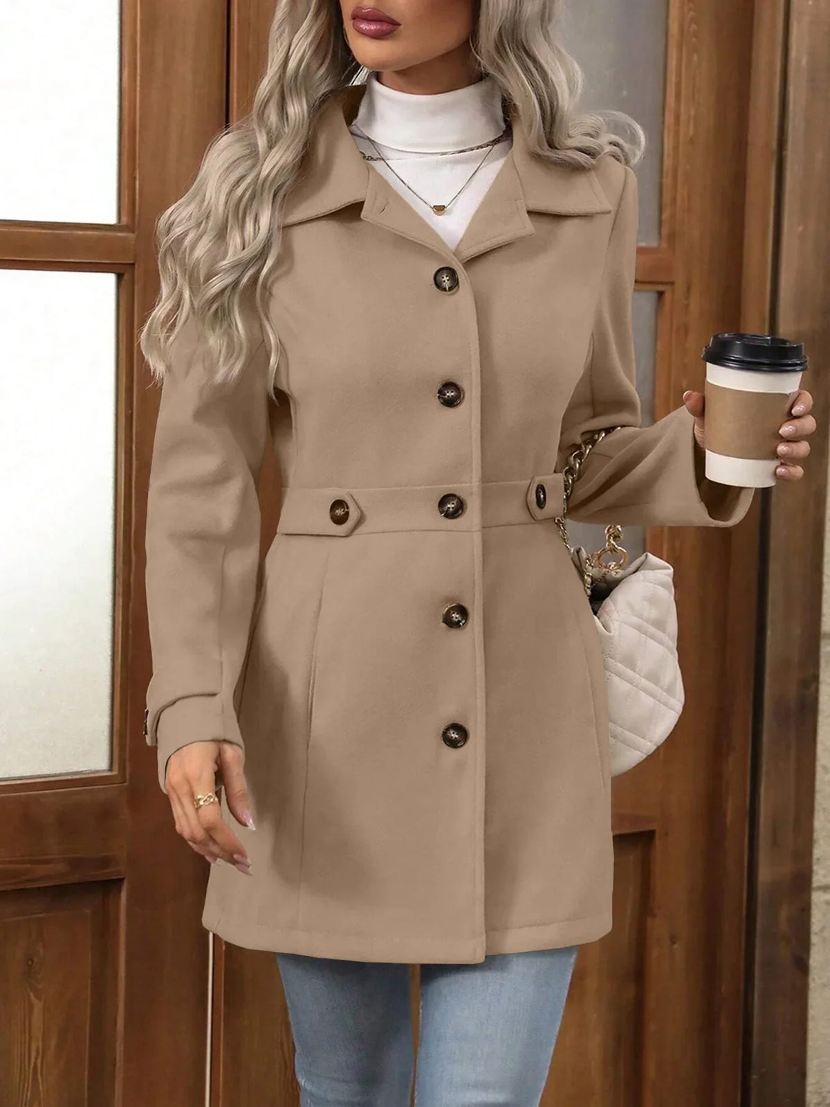 Eleanor | Slim Fit Wool Coat