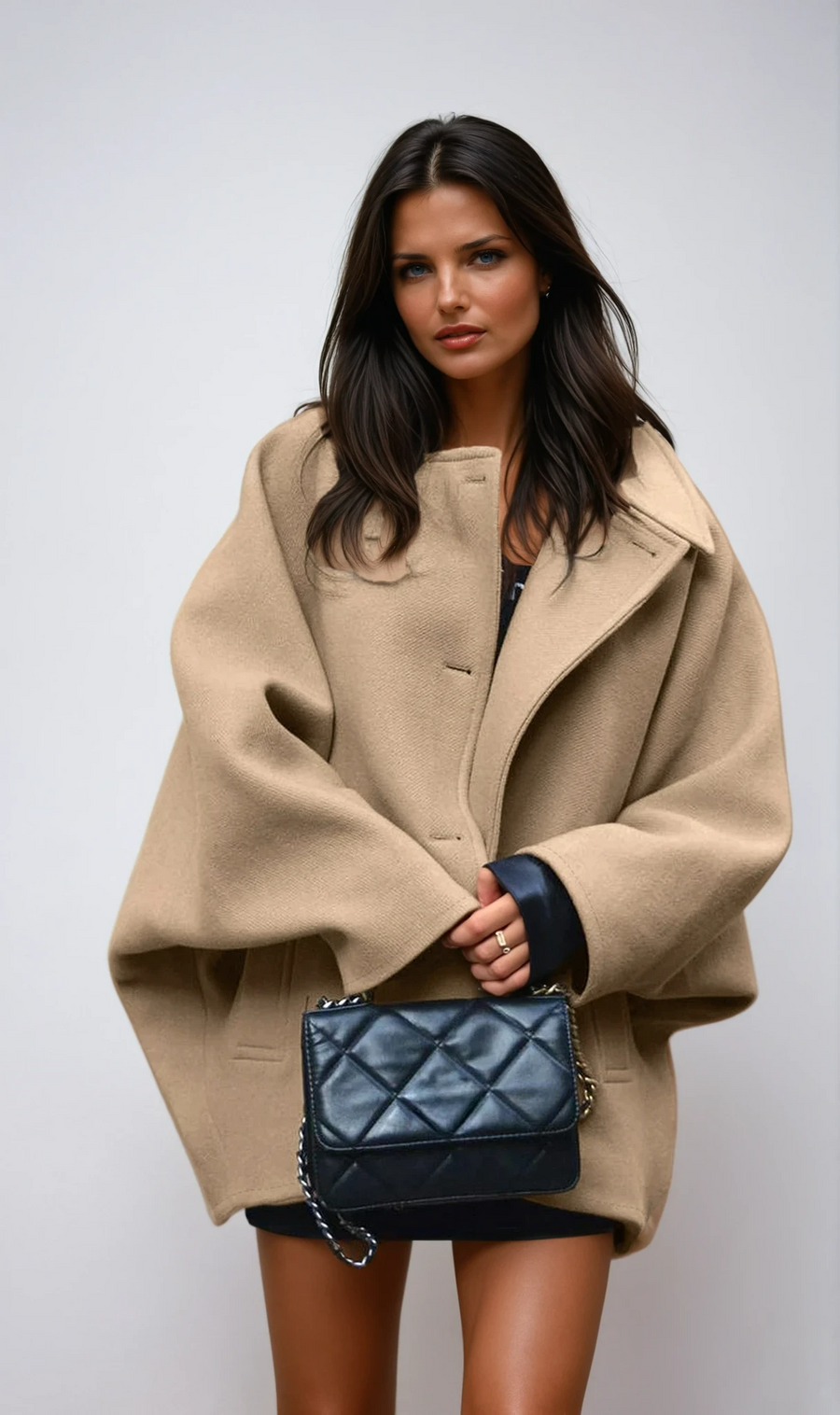 Margaret | Oversized Wool-Blend Coat