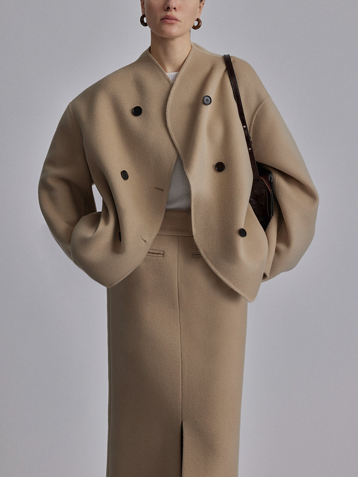 Margaret | Oversized Double-Breasted Coat