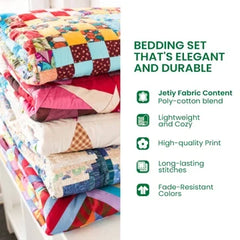 Winter Wonder 3-Piece Quilted Bedding Set