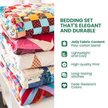 Reader's Retreat 3-Piece Quilted Bedding Set