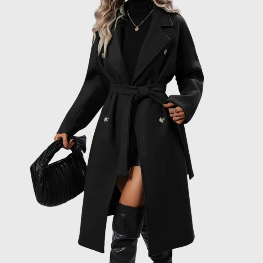 Vivienne | Belted Longline Trench Coat