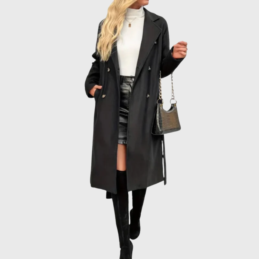 Vivienne | Belted Longline Trench Coat