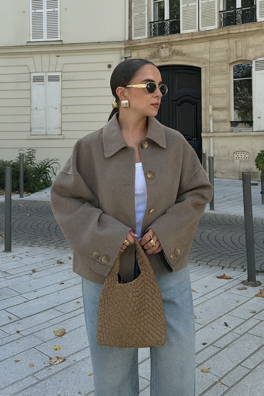 Arden | Boxy Cropped Wool Coat