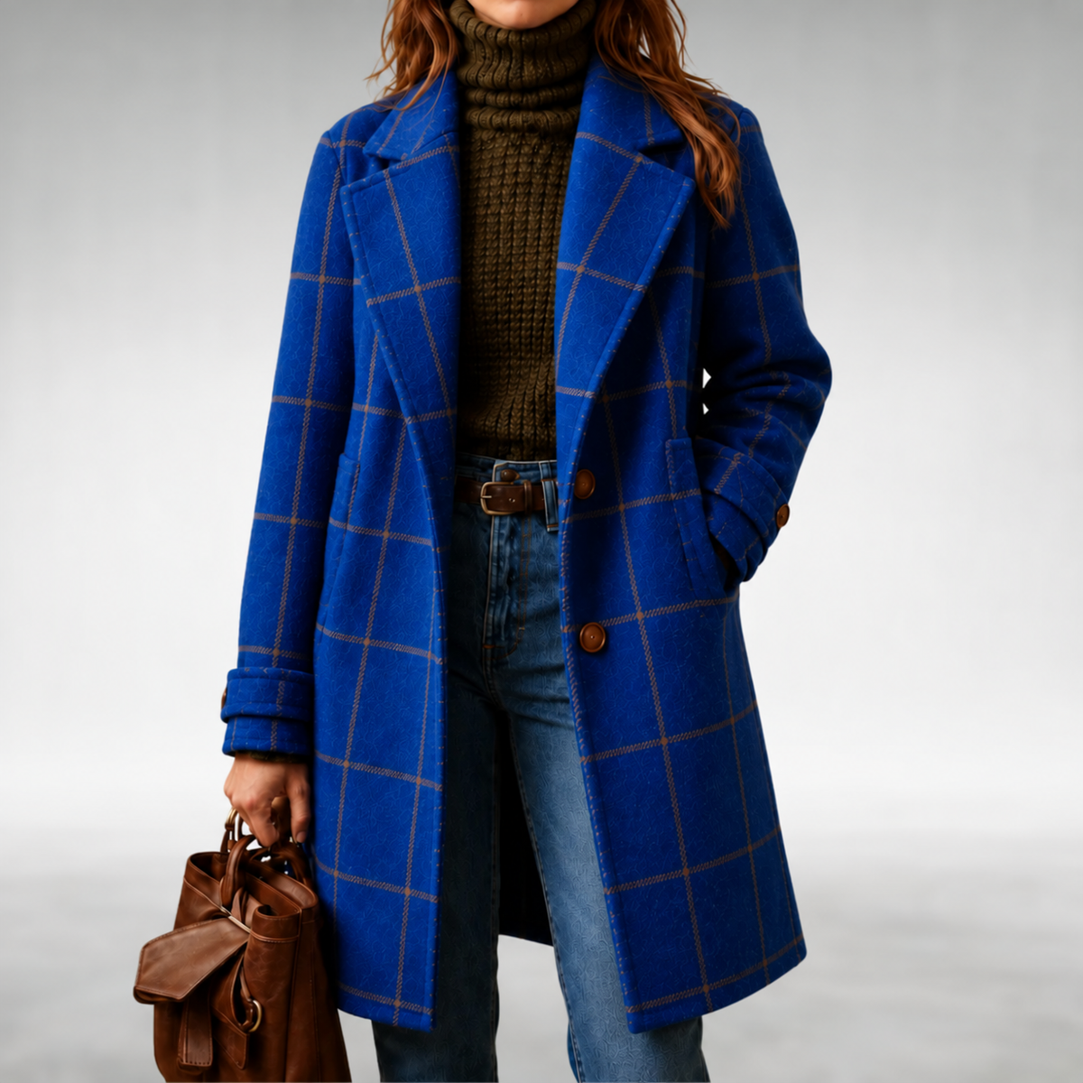 Lauren | Checkered Coat