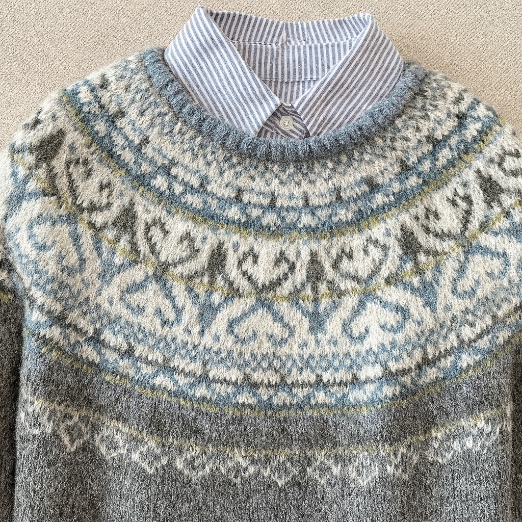 Tove | Fair Isle Yoke Sweater