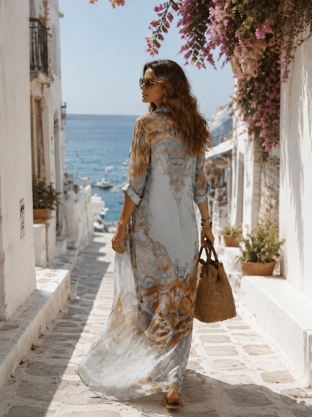 Isabella | Floral Chiffon Maxi Dress