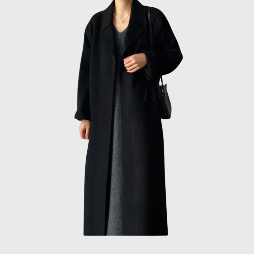 Eleanor | Tie-Waist Wool Overcoat