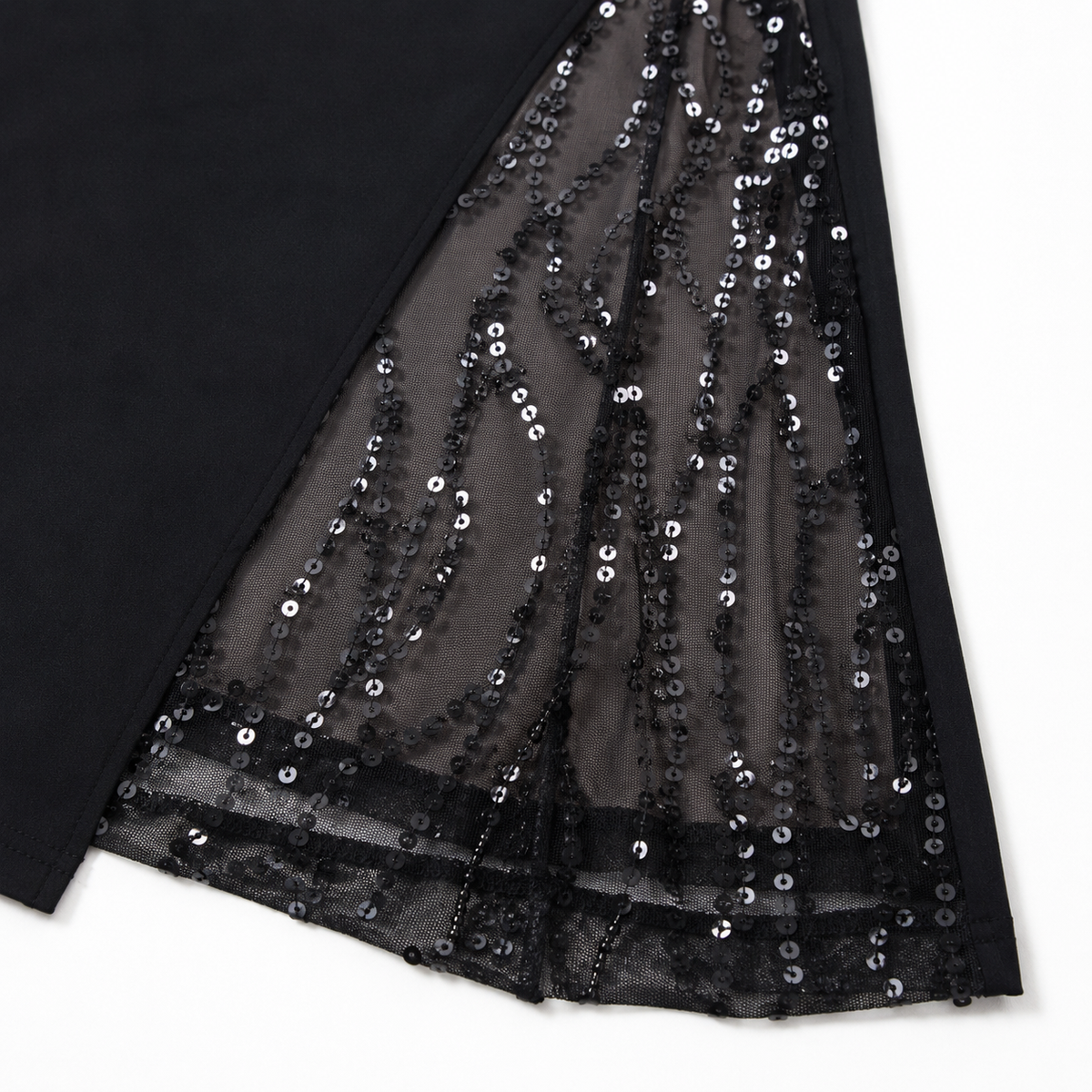 Valentina | Sequin Slit Maxi Dress