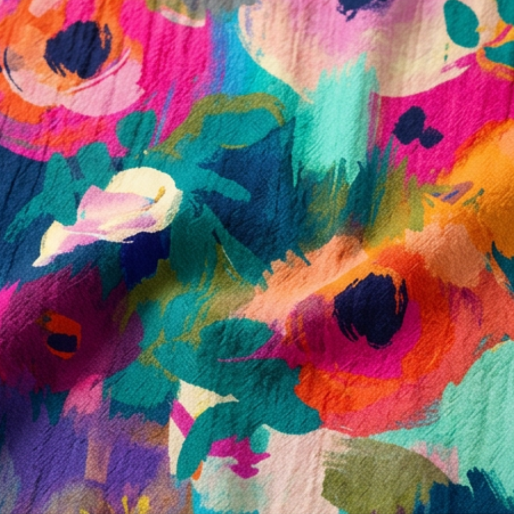 Florenza | Painterly Floral Midi Dress