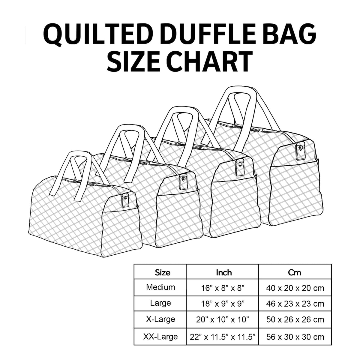 WILDVANA | QUILTED TRAVEL DUFFLE BAG