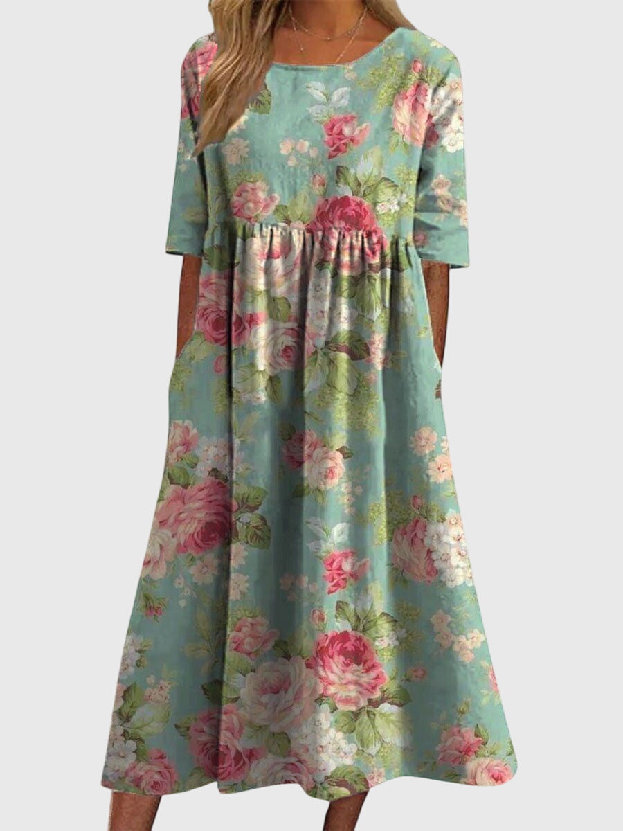 Eleanor | Embroidered Flowy Dress