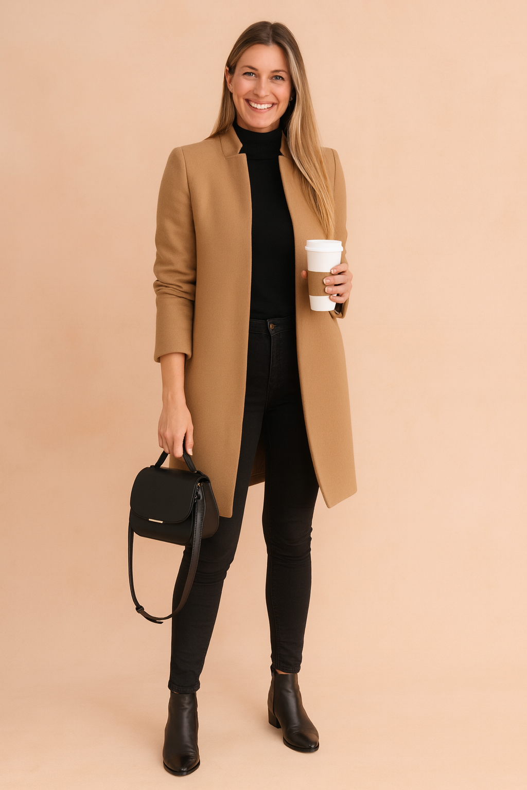 Vivian | Longline Wool Coat