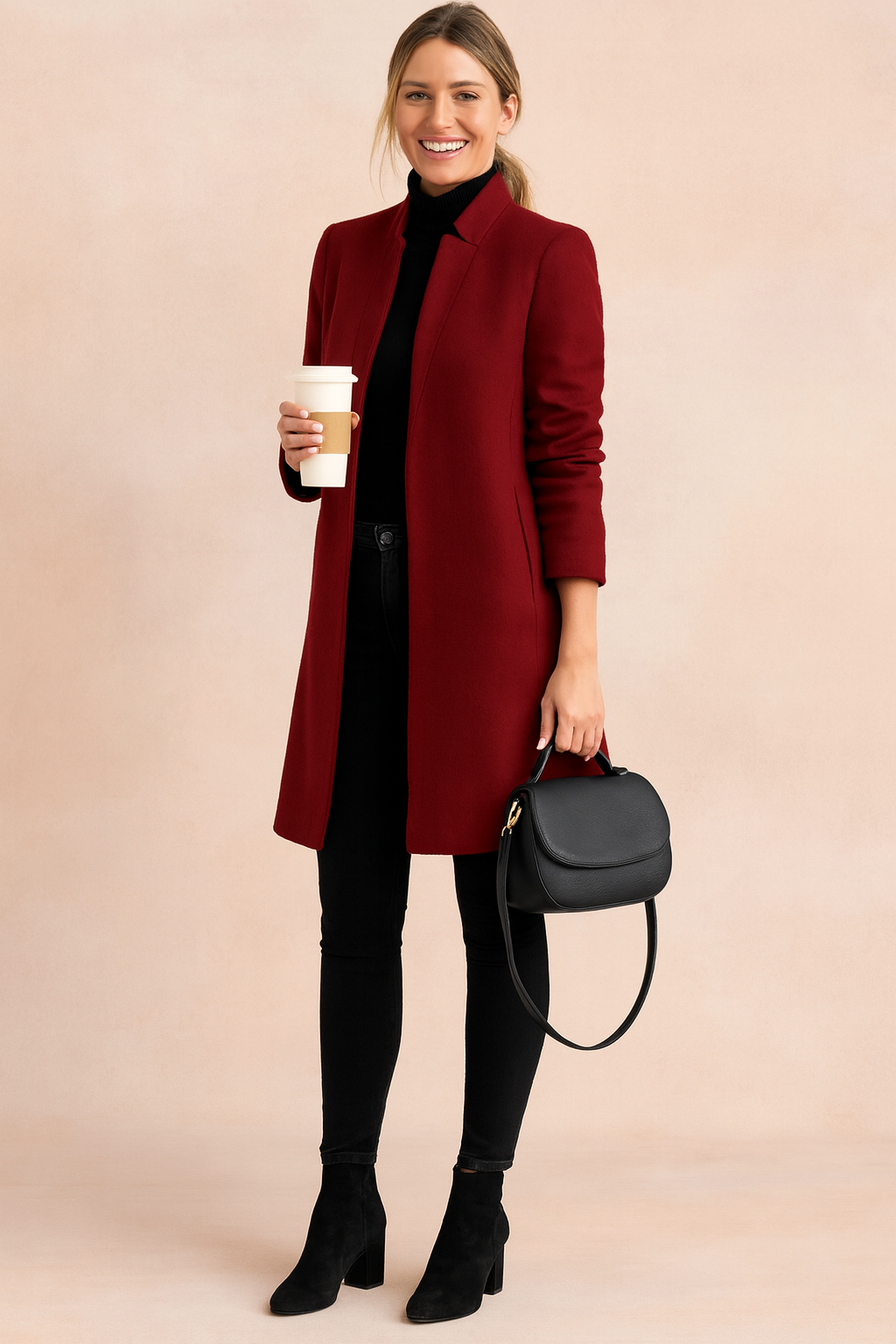 Margaret | Longline Wool Coat