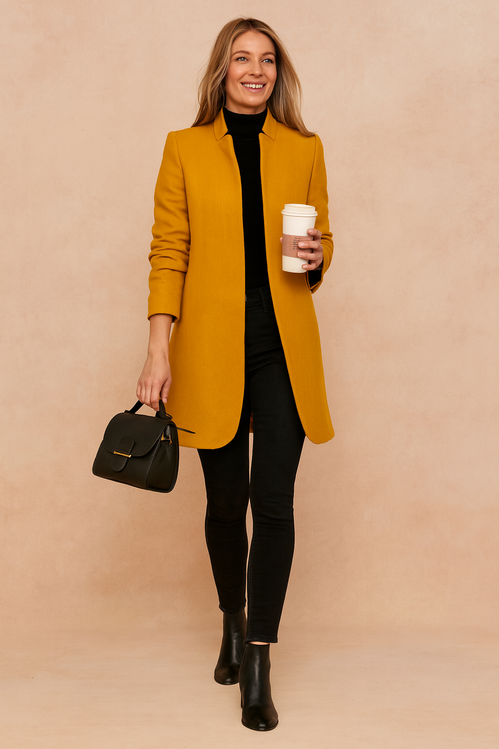 Vivian | Longline Wool Coat
