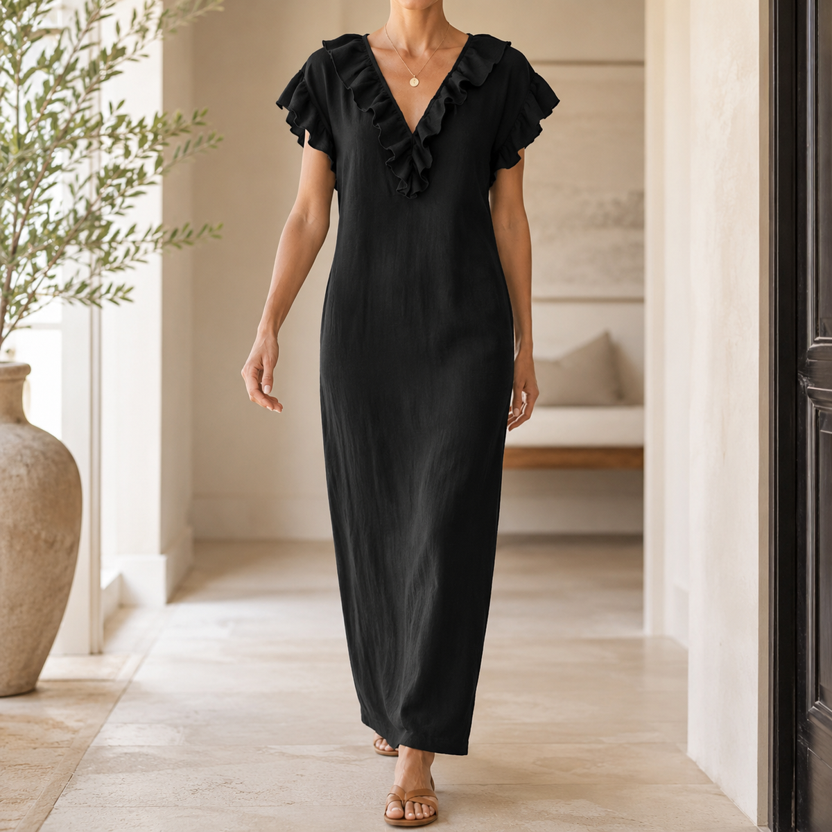Florenza | Ruffled Maxi Dress