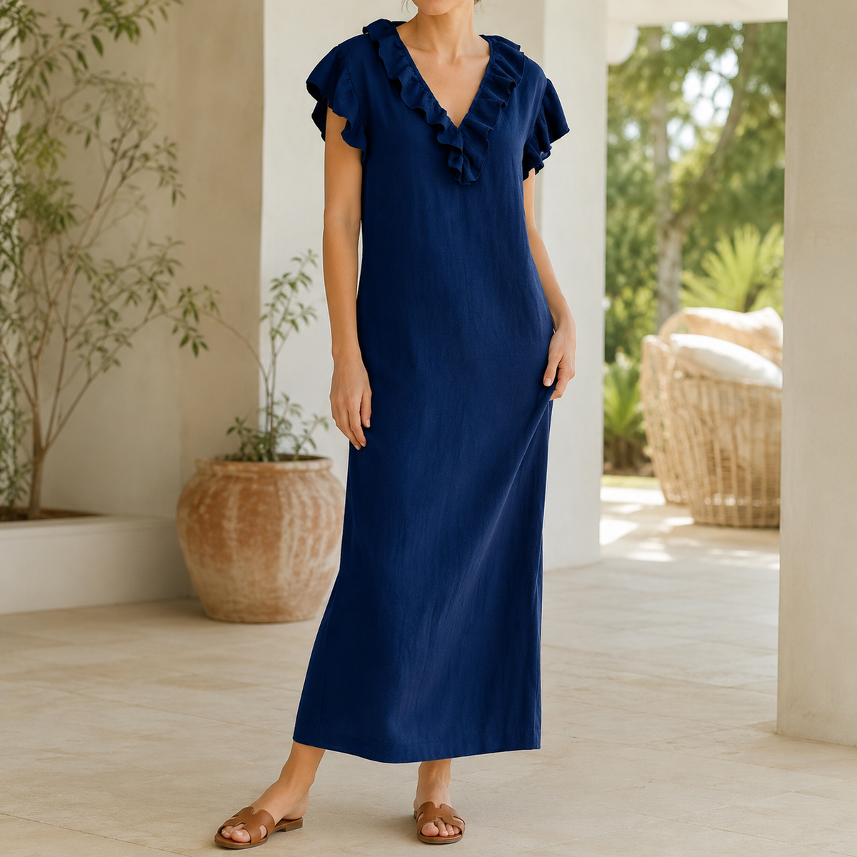 Florenza | Ruffled Maxi Dress