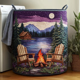 Camping Vibe | Quilted Laundry Basket