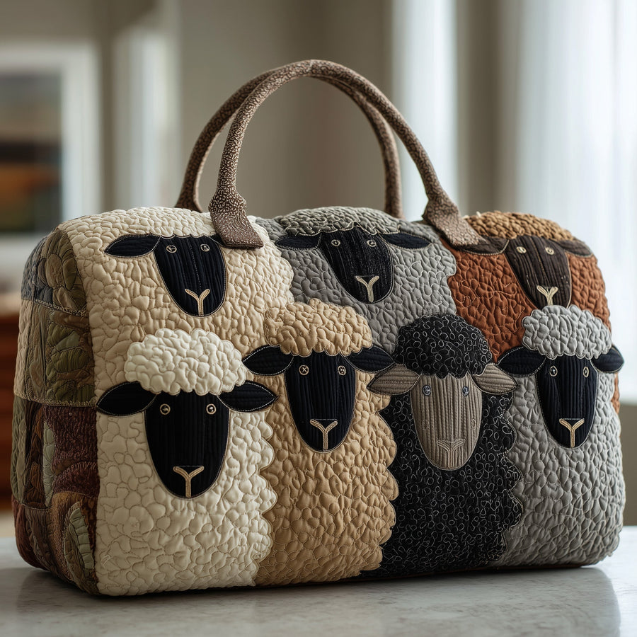 Sérénité ovine | Sac de voyage matelassé