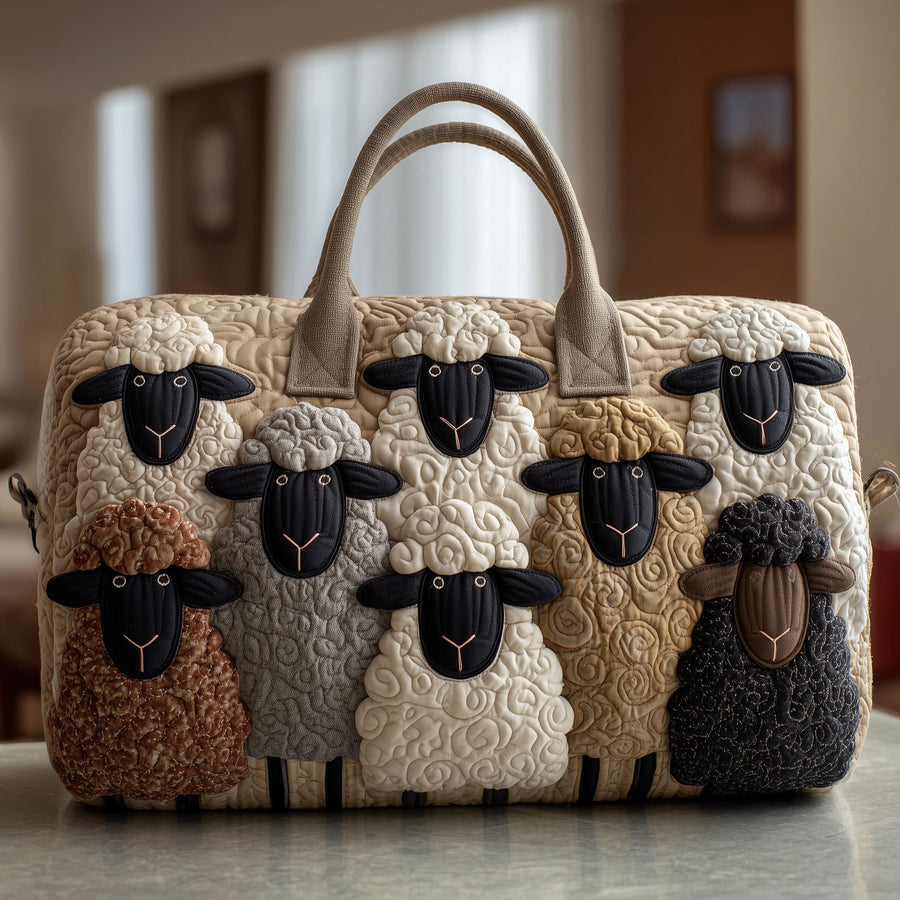 Sérénité ovine | Sac de voyage matelassé