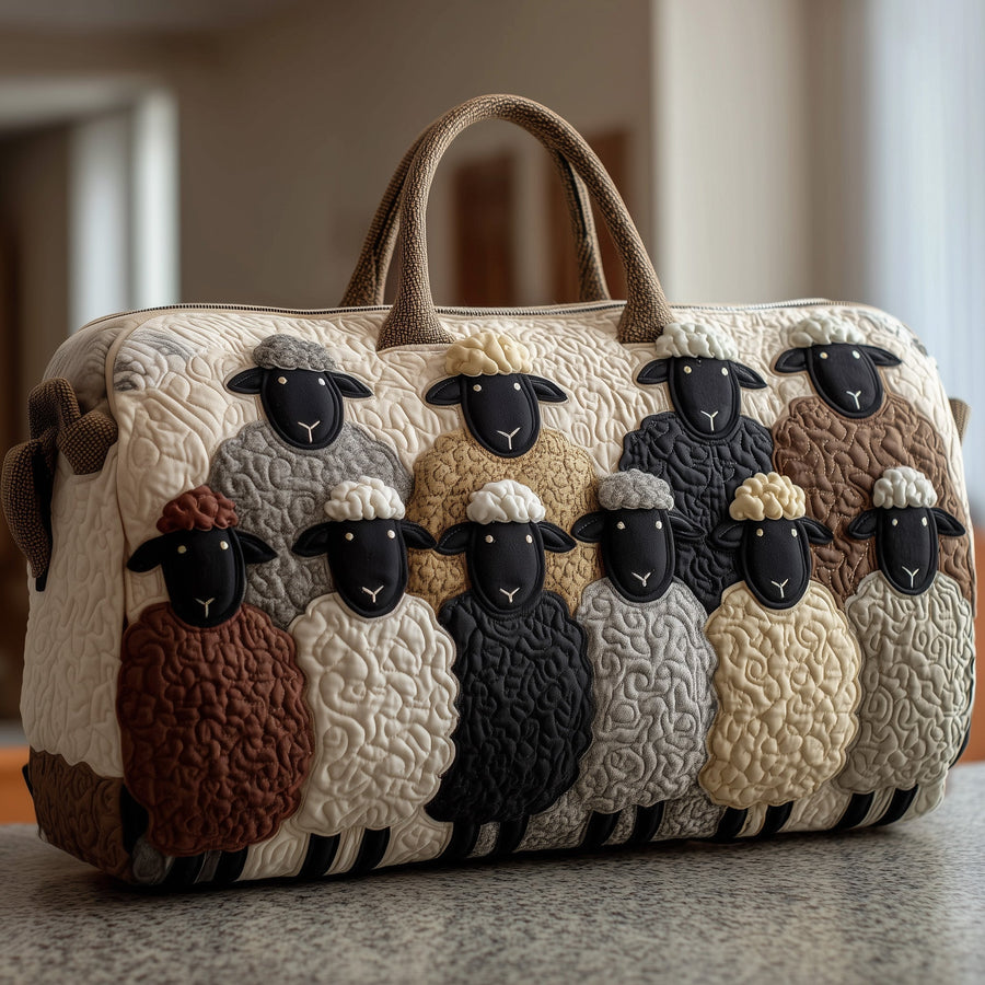 Sérénité ovine | Sac de voyage matelassé