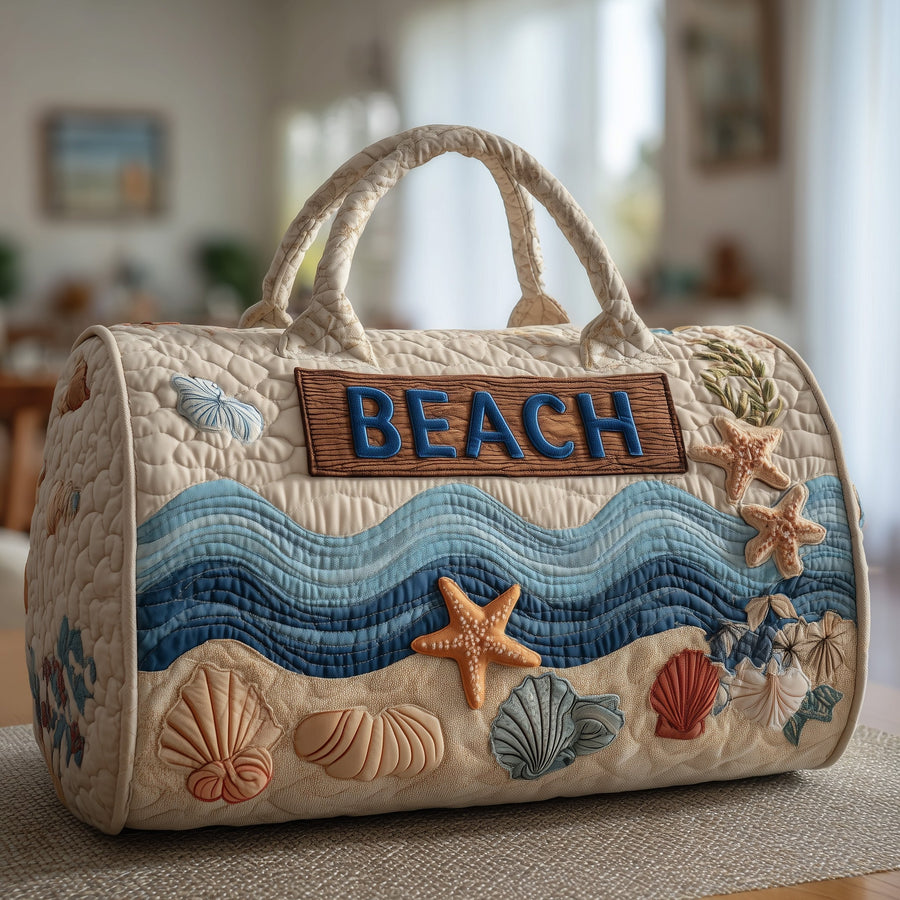 Plage tropicale | Sac de voyage matelassé