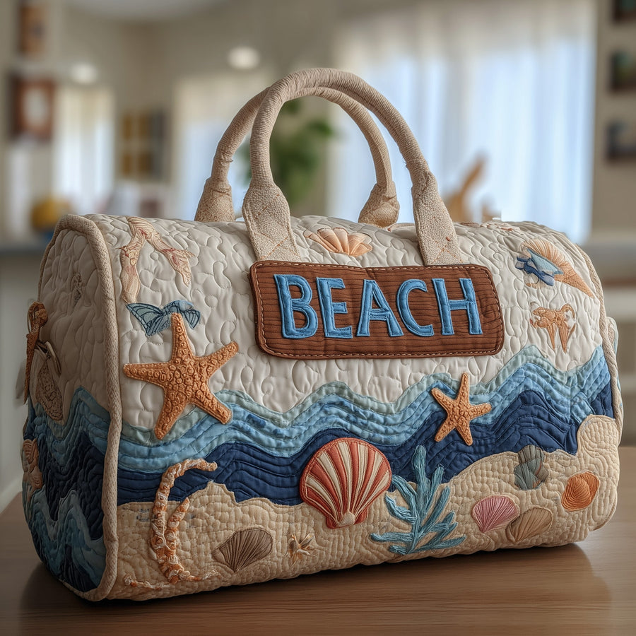 Plage tropicale | Sac de voyage matelassé