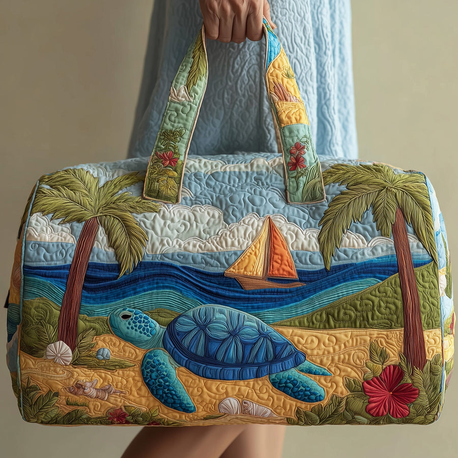 Plage tropicale | Sac de voyage matelassé