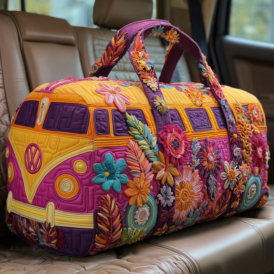 Hippie Van | Quilt Duffle Bag