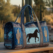 Tapisserie Cheval au galop | Sac de voyage matelassé