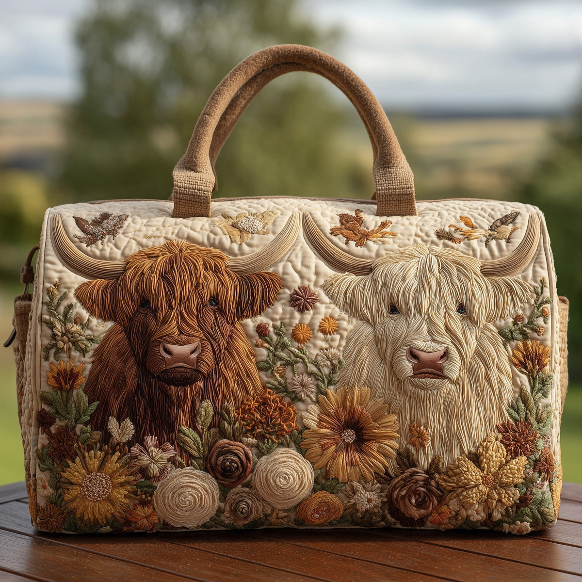 Vache Highland | Sac de voyage matelassé