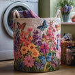 Paradis des papillons | Panier à linge matelassé