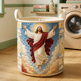 Ascension Grace | Quilted Laundry Basket