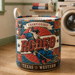 Rodeo de championnat Western du Texas | Panier à linge matelassé