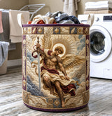 Strength From Above | Quilted Laundry Basket